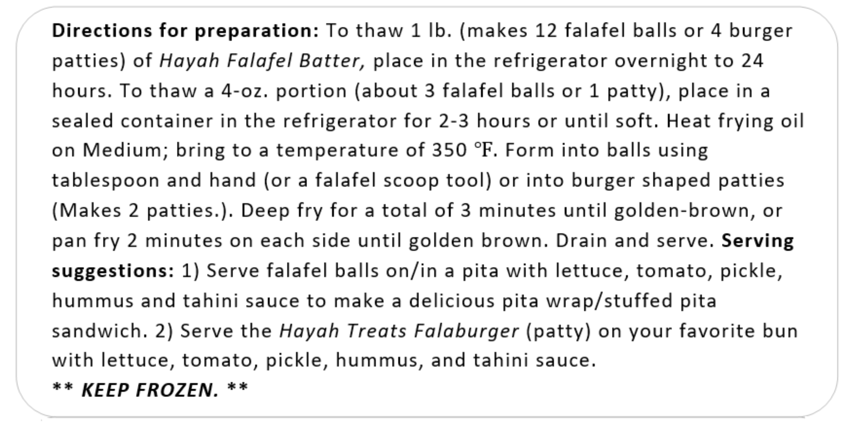 Authentic Vegan & Gluten-Free Falafel –  Ready To Cook Frozen Falafel Pucks - HalalWorldDepot
