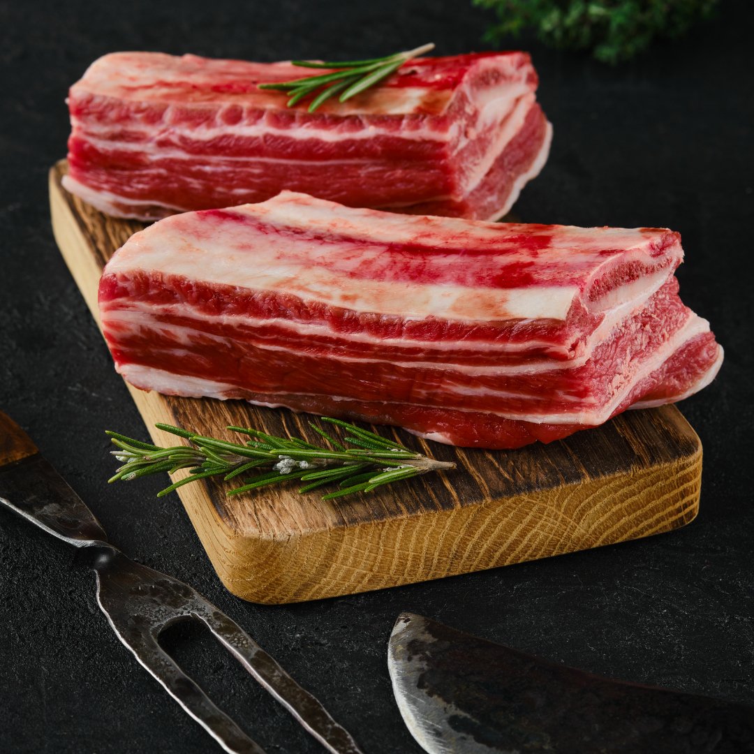 Beef Short Ribs | Thinly Sliced | Freshly Packaged | - HalalWorldDepot