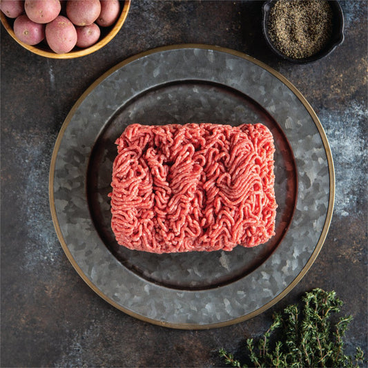 Grass Fed Extra Lean Ground Beef 93/07 | Approx. 1 lb.| Hand Processed Halal | - HalalWorldDepot