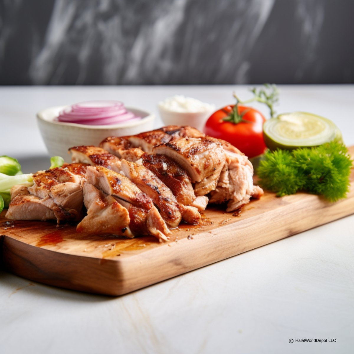 Halal Chicken Shawarma | Seasoned & Prepped | Ready To Cook | Packed Fresh | - HalalWorldDepot