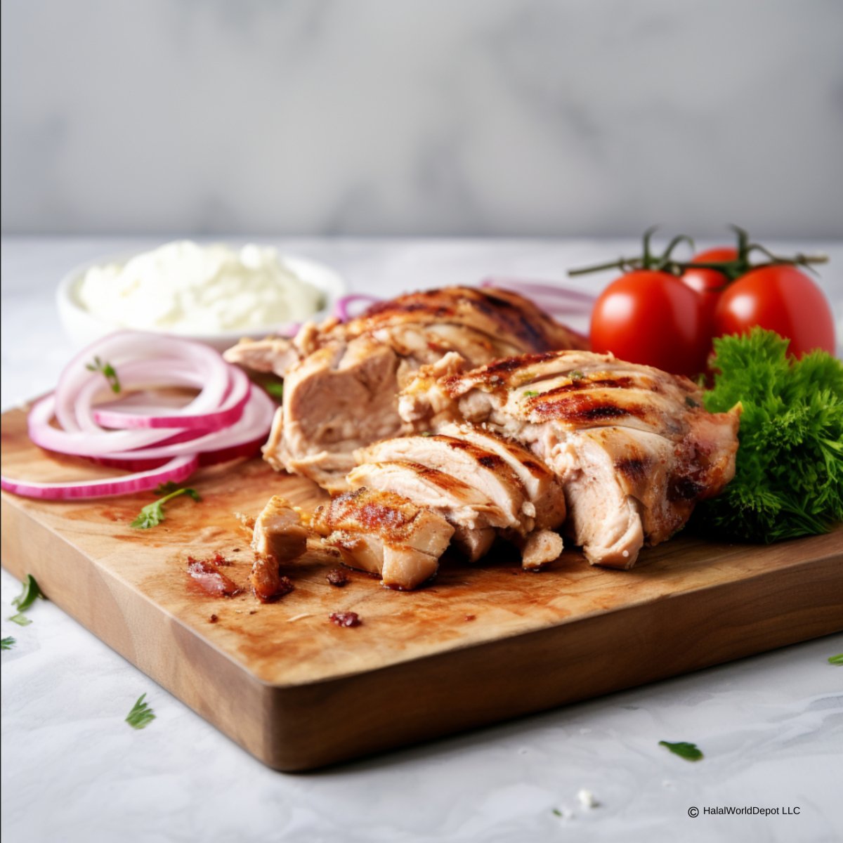 Halal Chicken Shawarma | Seasoned & Prepped | Ready To Cook | Packed Fresh | - HalalWorldDepot