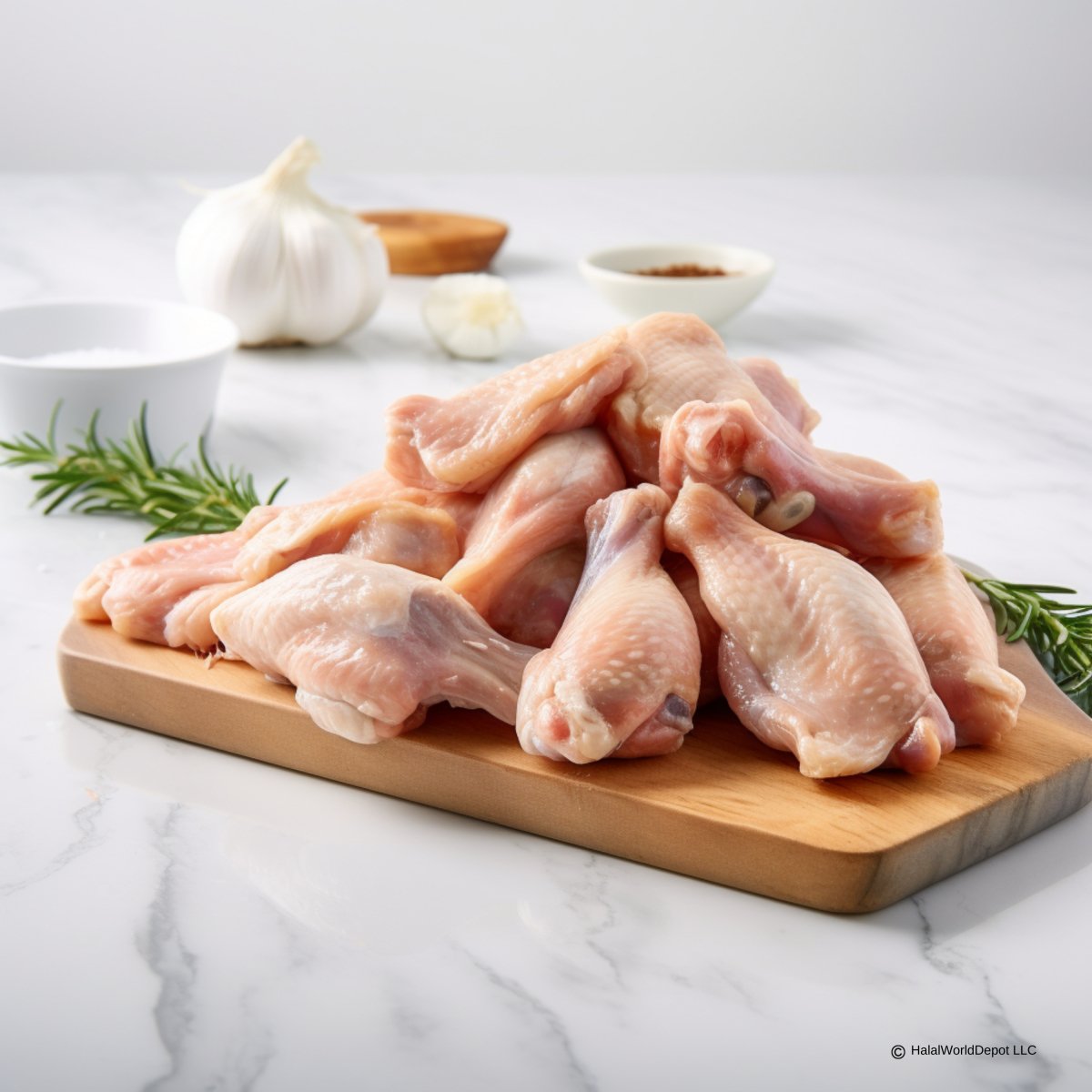 Halal Chicken Wings 2lbs | Packed Fresh | All-Natural | - HalalWorldDepot