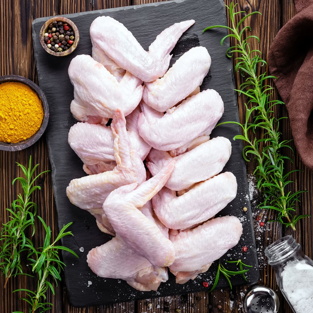 Halal Chicken Wings 2lbs | Packed Fresh | All-Natural | - HalalWorldDepot