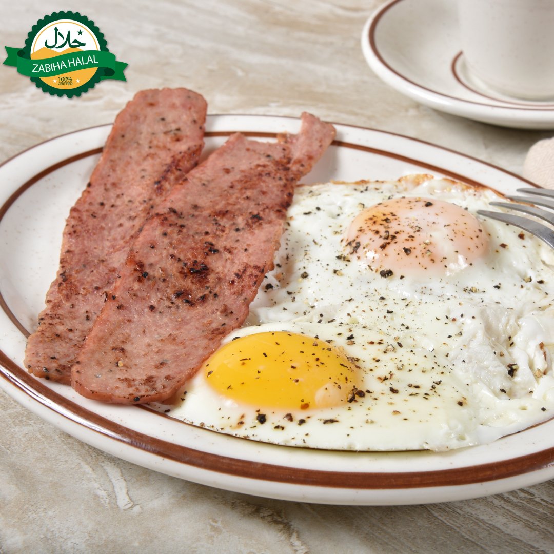 Halal Smoked Turkey Bacon Breakfast Slices | 12oz Pack | - HalalWorldDepot
