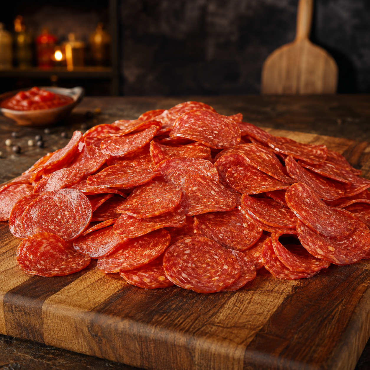 Halal Sliced Beef Pepperoni | Delicious for Pizzas |