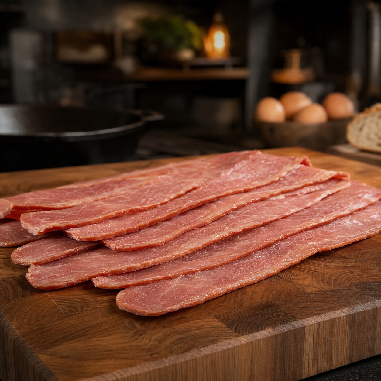 Halal Smoked Turkey Bacon Breakfast Slices | 12oz Pack |