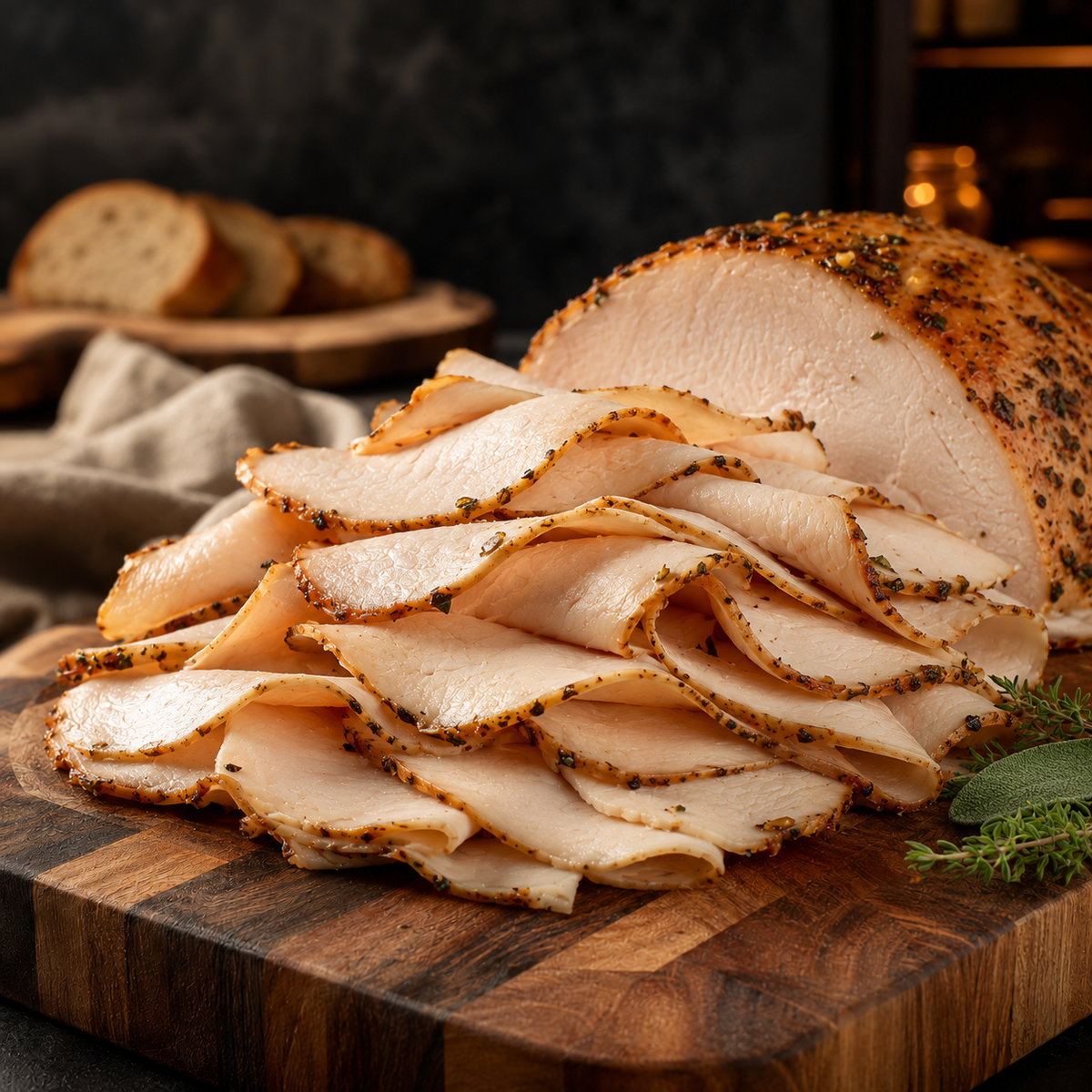 Halal Deli Sliced Pan Roasted Turkey | Sliced and Packaged Fresh |