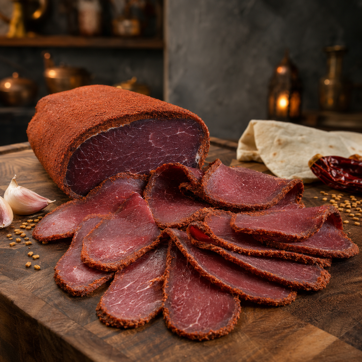 Halal Beef Basturma – Bold, Flavorful, Premium Quality
