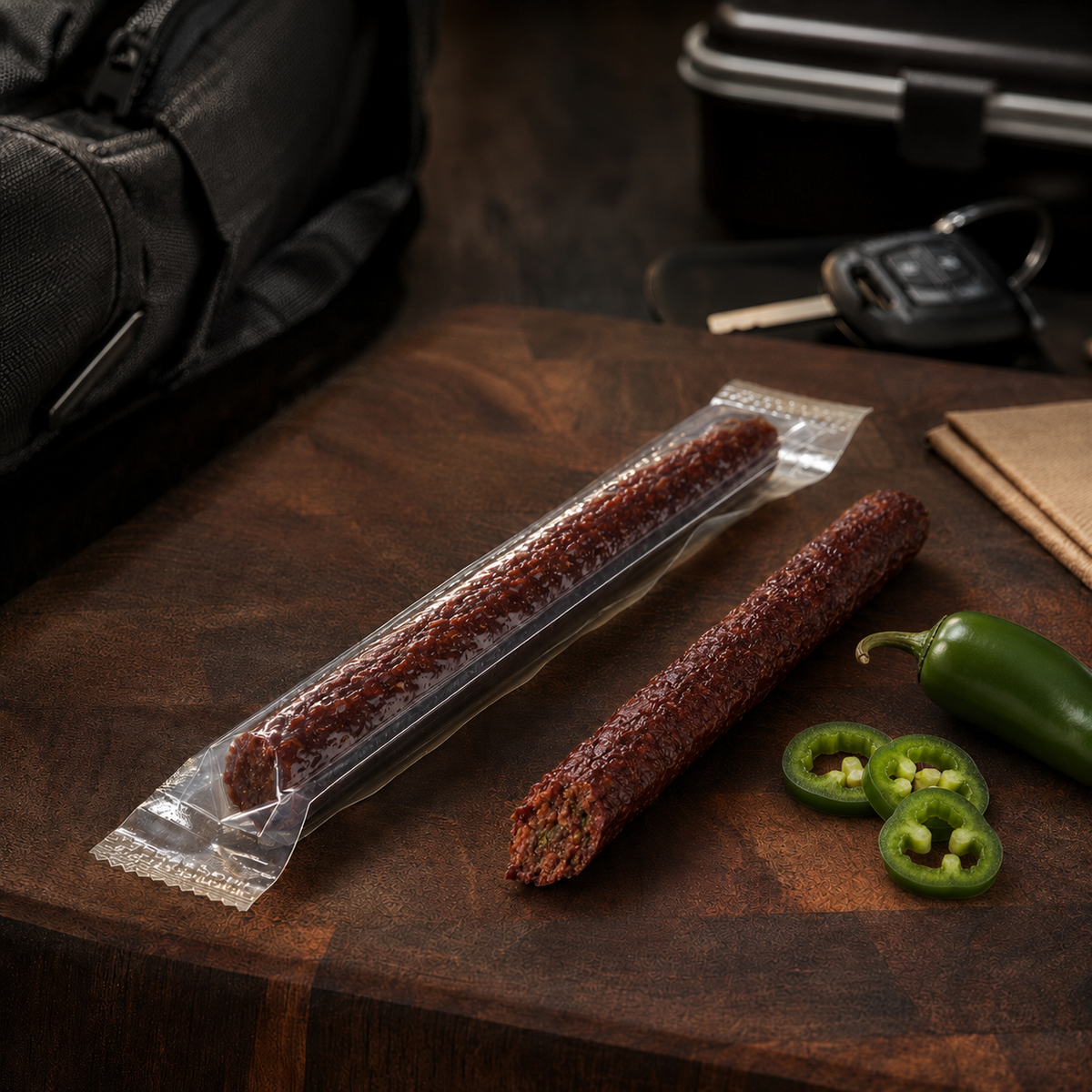 Jalapeño Halal Beef Stick – Spicy & Zabiha | High Protein Snack | No Fillers