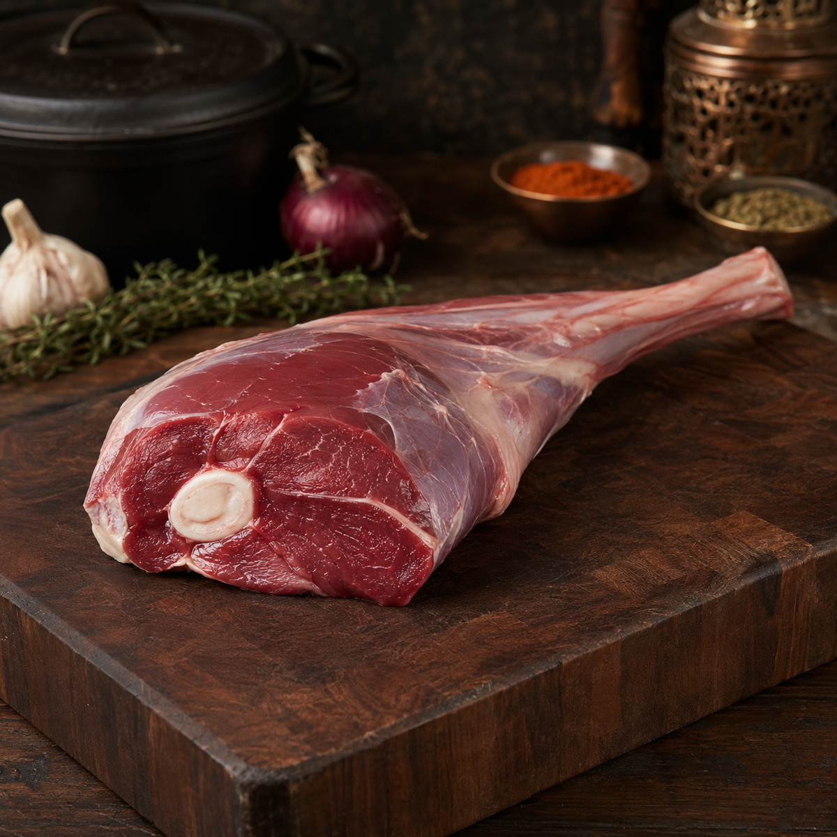 Halal Goat Shank | Tender | Excellent For Slow Cooking | Packed Fresh |