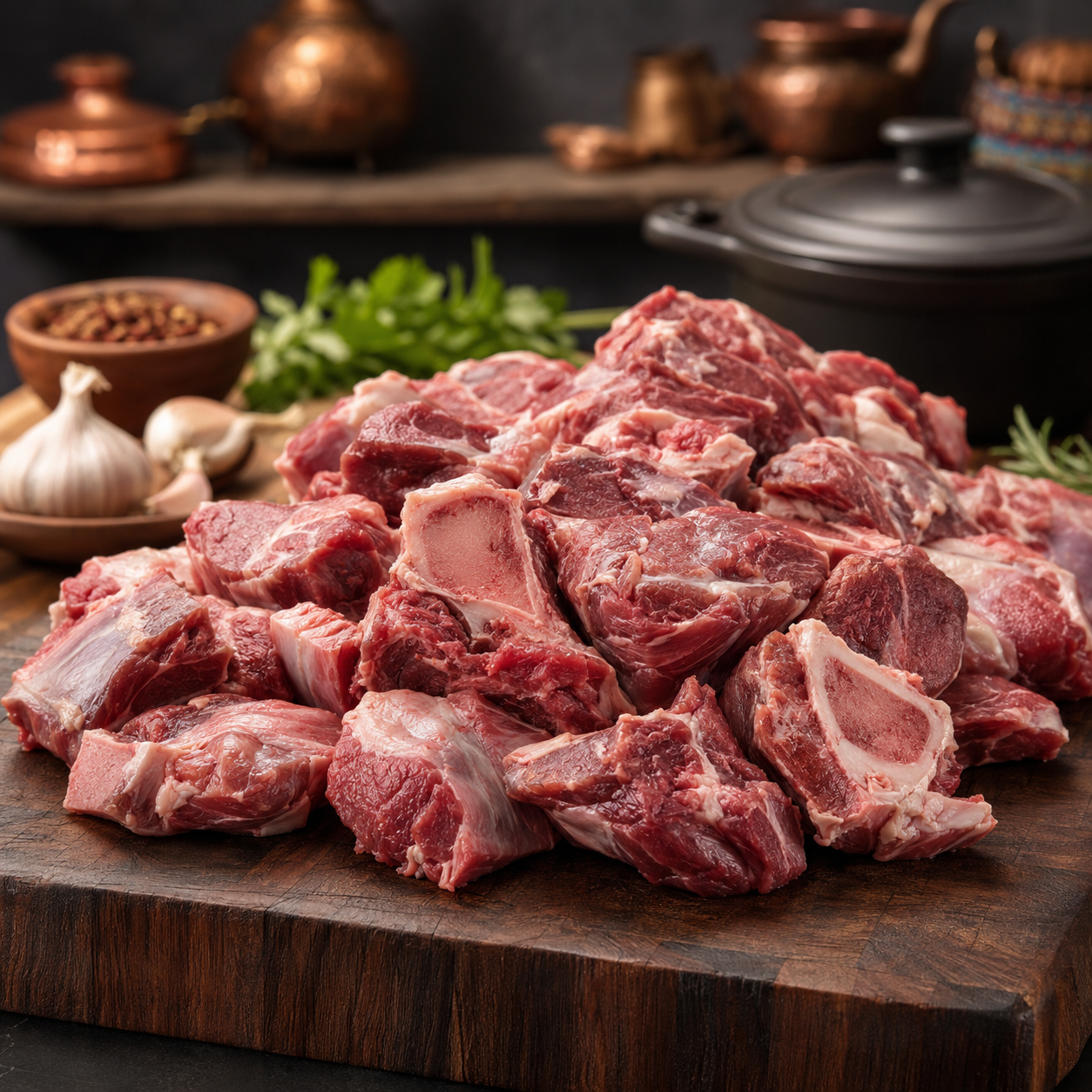 Halal Goat Shoulder | Cut in Small/Medium Pieces | Packed Fresh |