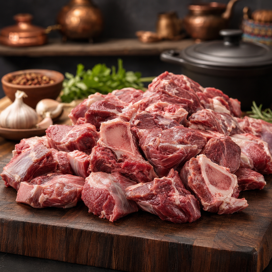 Halal Goat Shoulder | Cut in Small/Medium Pieces | Packed Fresh |
