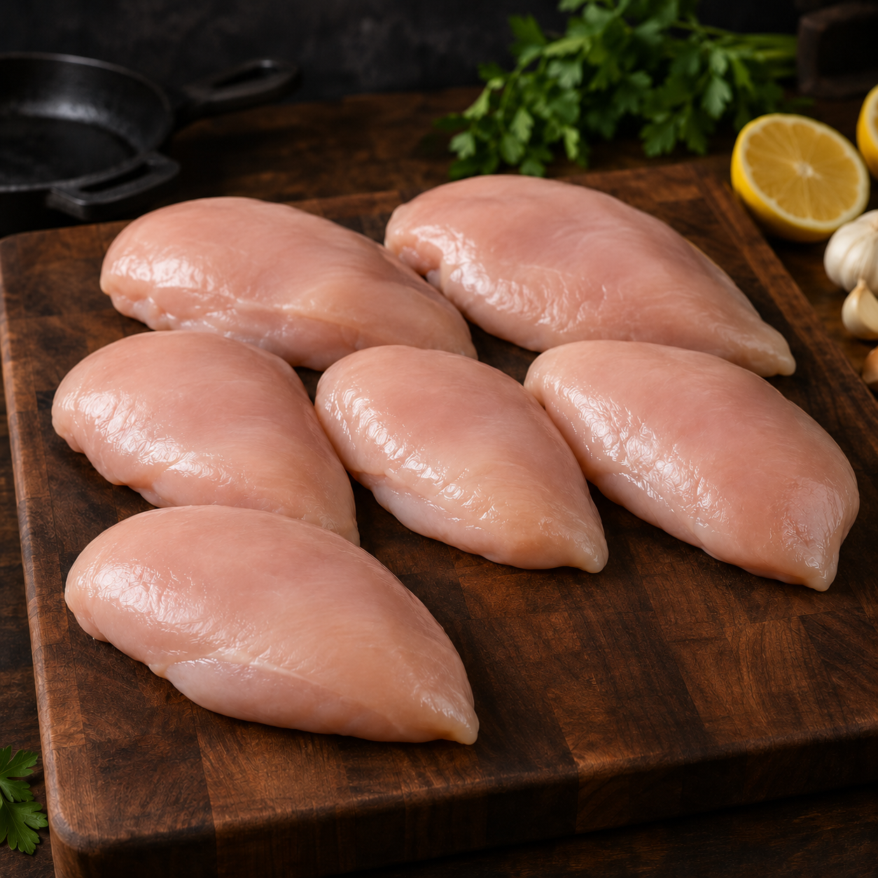 Halal Boneless Chicken Breast 3lbs | Skinless | All-Natural| Freshly Packaged |