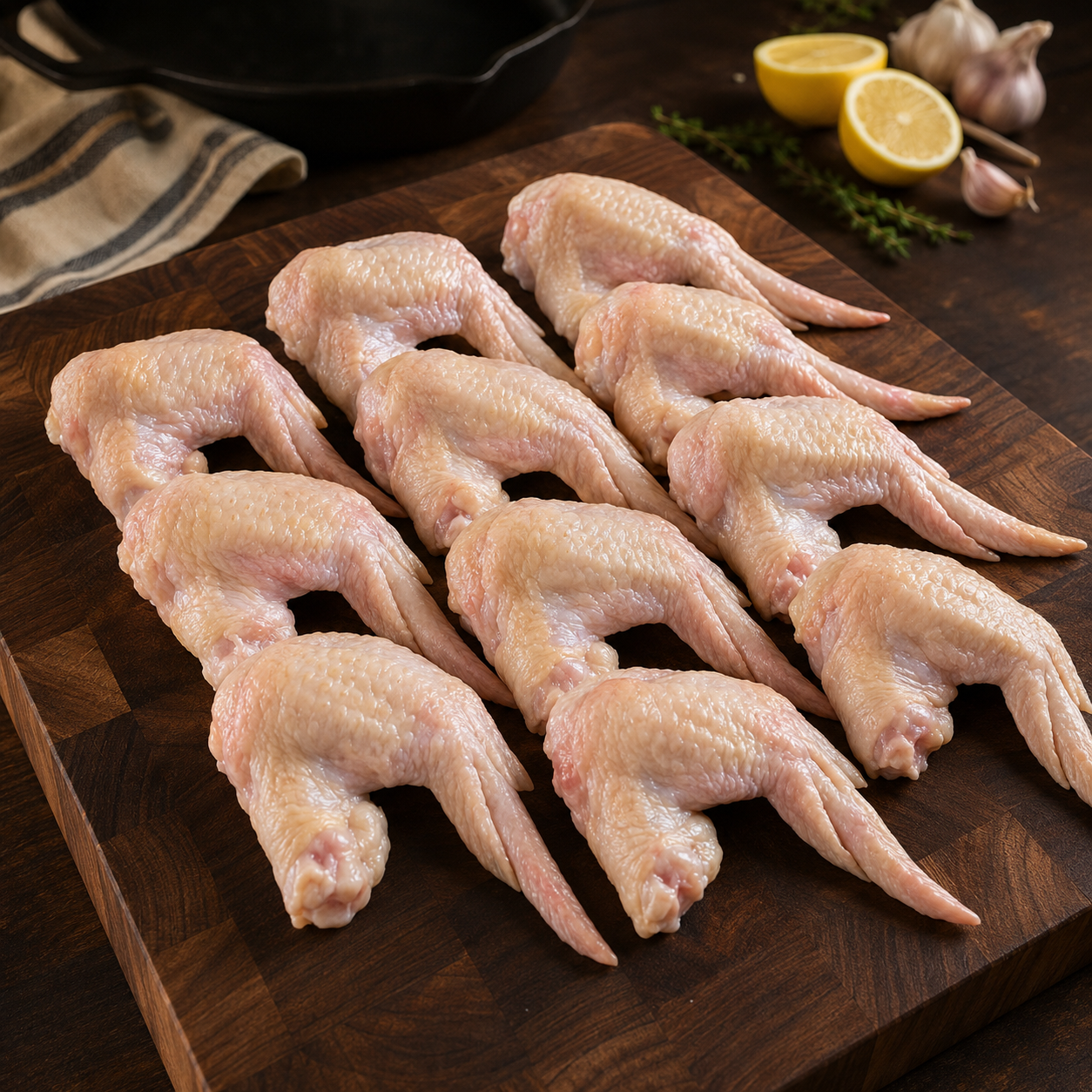 Halal Chicken Wings 2lbs | Packed Fresh | All-Natural |