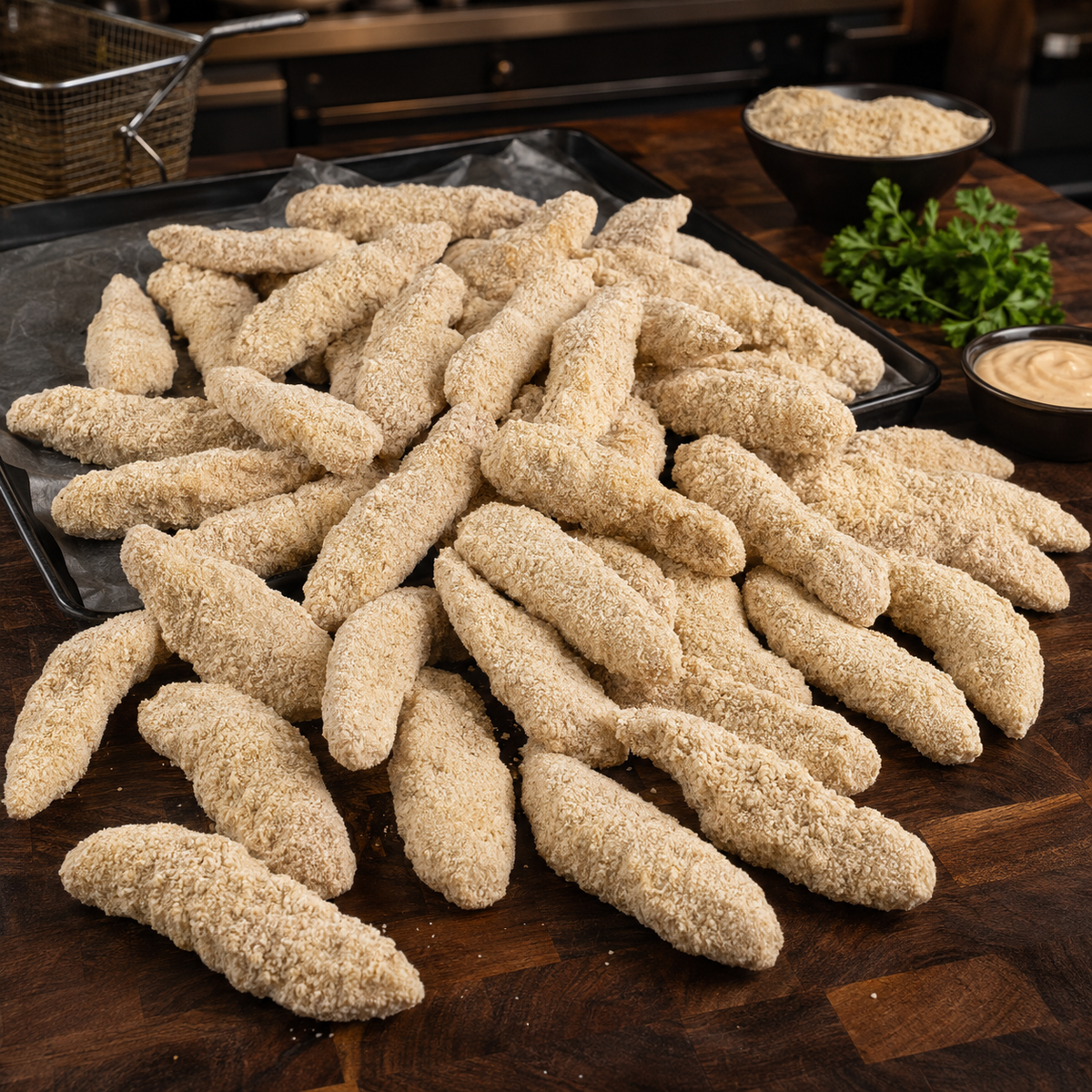 Halal Breaded Chicken Tenders, 5 lb Bag