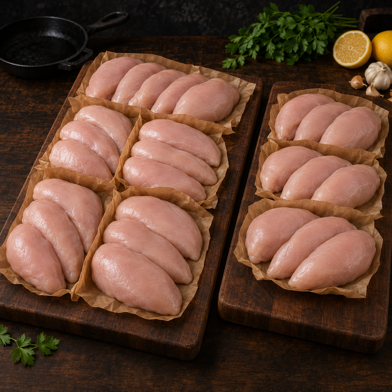 Halal Chicken Breast Bundle: Buy 15lbs Get 9lbs FREE