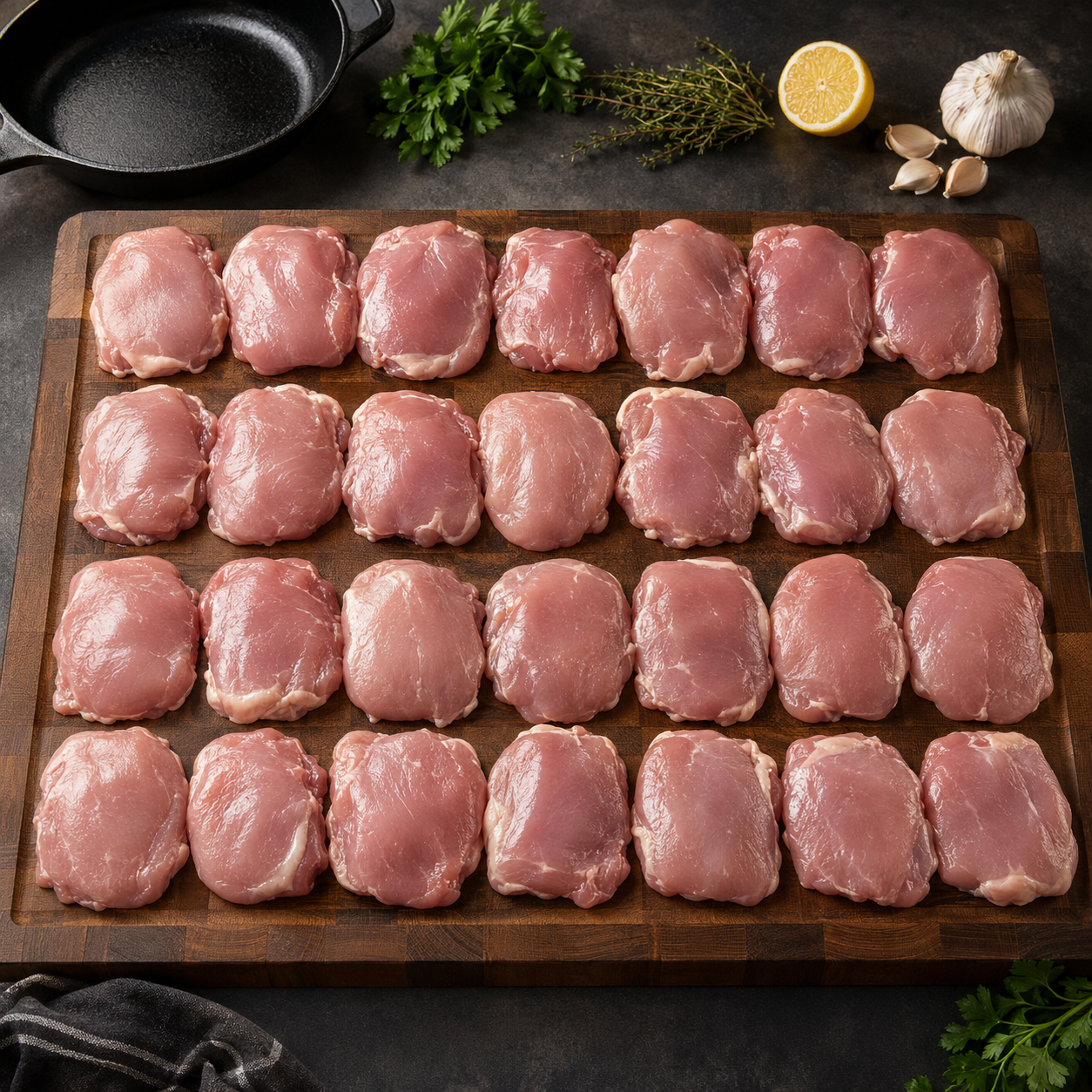 Family-Sized 10lb Halal Chicken Thigh Pack – $45 Savings!