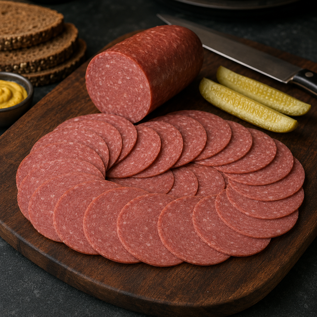 Halal Deli Beef Salami | Perfect For Sandwiches |