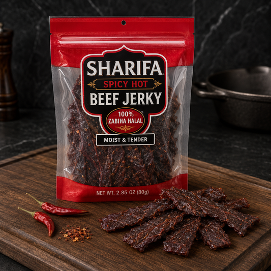 Sharifa Halal Spicy Hot Beef Jerky