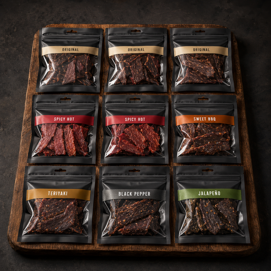 Jerk-tastic Jerky Crate: A Bounty of Delicious Meats | 9 Pack Bundle |