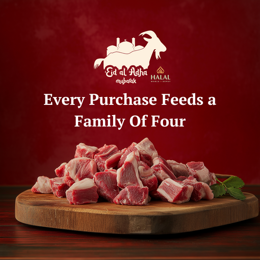 Halal Whole Lamb Qurbaani | Cut in Small/Medium Pieces | Packed Fresh |