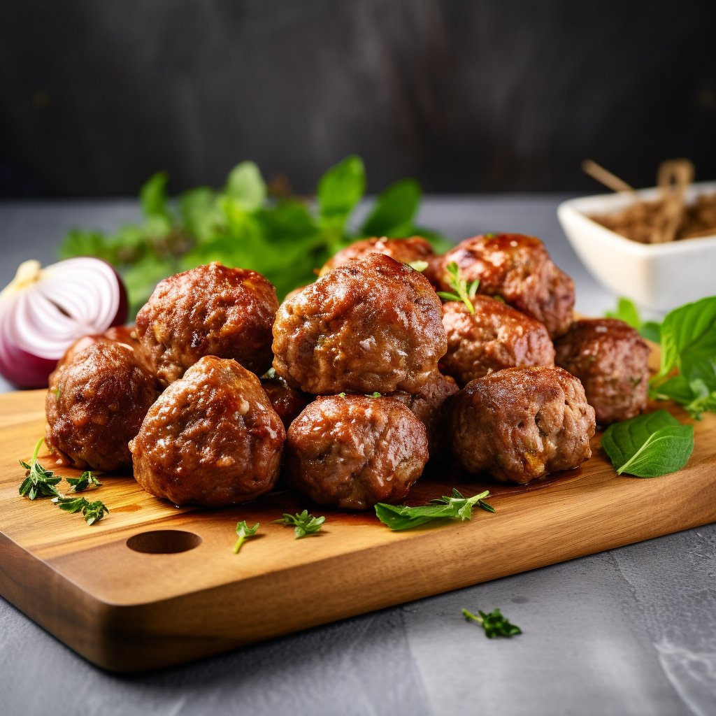 Beef & Chicken Meatballs | 100% Halal-certified Beef & Chicken | Seasoned & Ready To Cook | - HalalWorldDepot