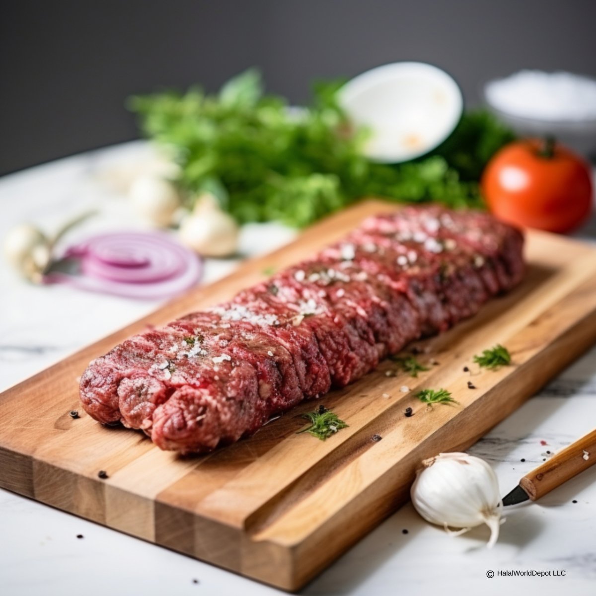 Halal Beef Kafta | Seasoned | Ready To Cook | - HalalWorldDepot