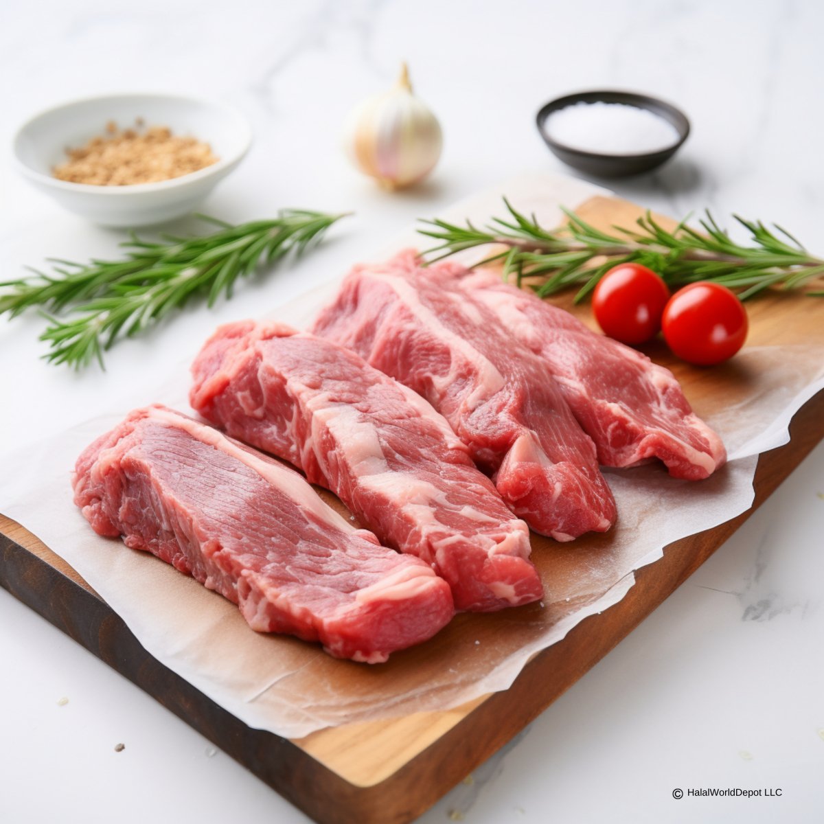 Halal Beef Tender Fillets | Sliced 1in Thick | Freshly Packaged | High Quality | 100% Zabiha Halal | - HalalWorldDepot