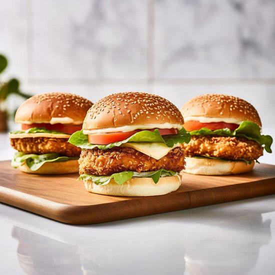 Halal Breaded Chicken PattiesEnjoy these fresh, halal chicken patties