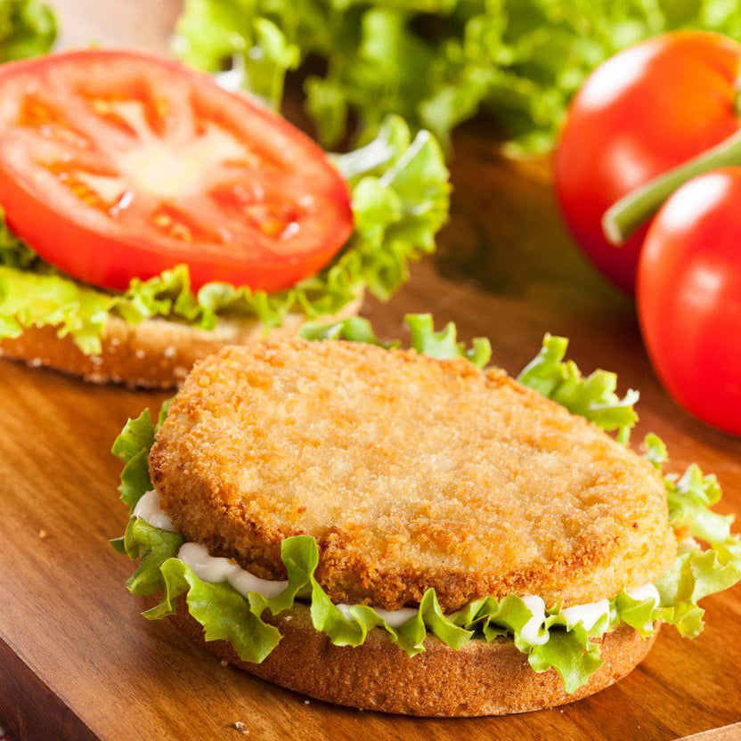 Halal Breaded Chicken PattiesEnjoy these fresh, halal chicken patties