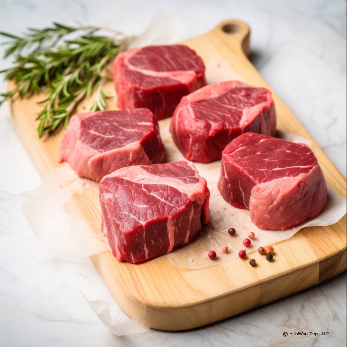 Hal Filet Halal Fillet Mignon - Whole Tenderloin | Cut and Packed Fresh | High ...