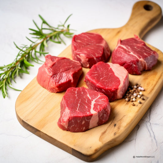 Halal Fillet Mignon - Whole Tenderloin | Cut and Packed Fresh | High Quality | - HalalWorldDepot