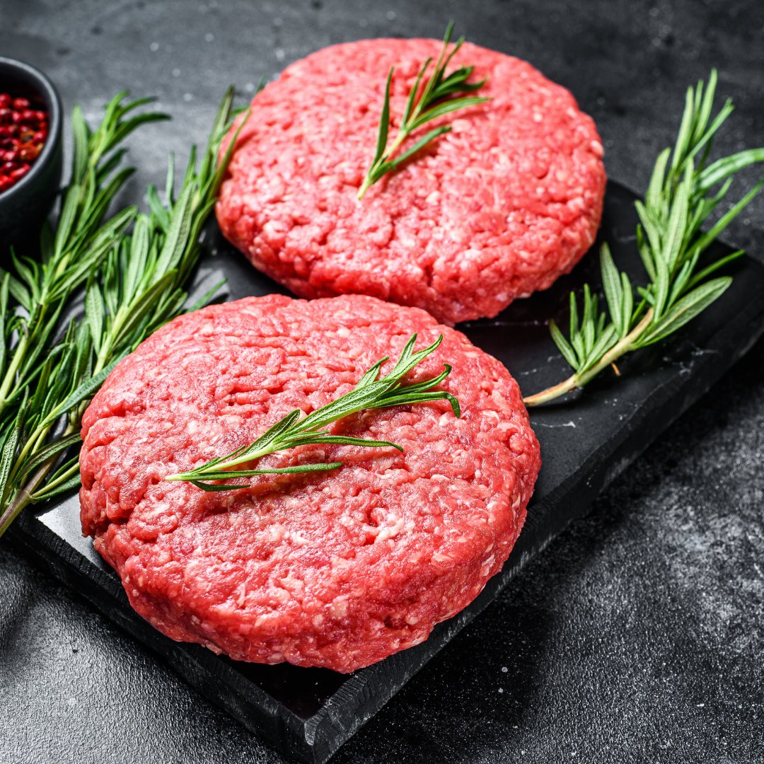 Halal Fresh Beef Burger Patties | Freshly Seasoned And Prepped | Ready To Cook | - HalalWorldDepot