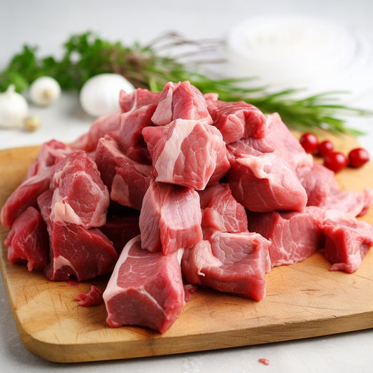 Halal Lamb Leg | Cut in Small/Medium Pieces | Packed Fresh | - HalalWorldDepot