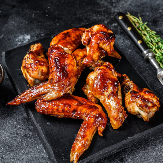 Halal Marinated Tandoori Chicken Wings | Approx. 2lb | Seasoned And Prepped | Ready To Cook | 100% Zabiha Halal - HalalWorldDepot