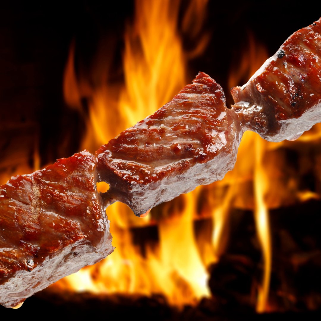 Halal Ribeye Steak Skewers | Seasoned | Ready To Grill | - HalalWorldDepot