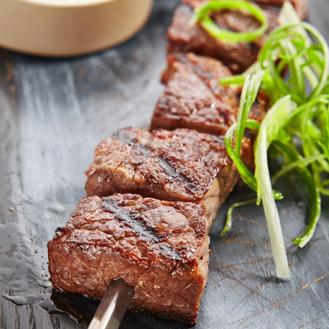 Halal Ribeye Steak Skewers | Seasoned | Ready To Grill | - HalalWorldDepot
