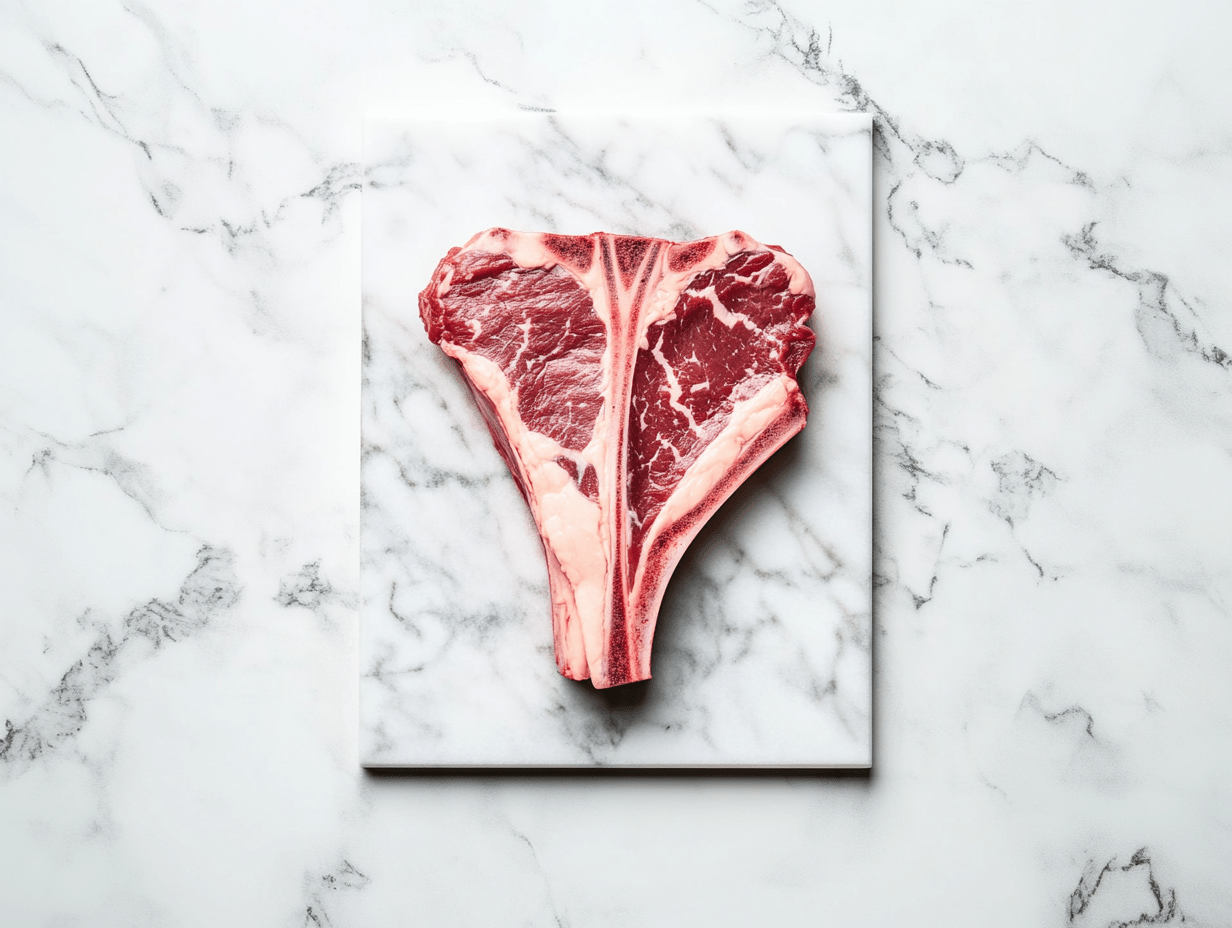 Halal T-Bone Steak | Approx 16oz Thick | USDA Choice | High Quality | - HalalWorldDepot