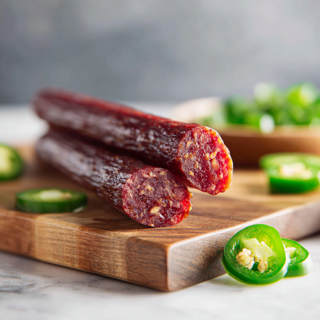 Jalapeño Halal Beef Stick – Spicy & Zabiha | High Protein Snack | No Fillers