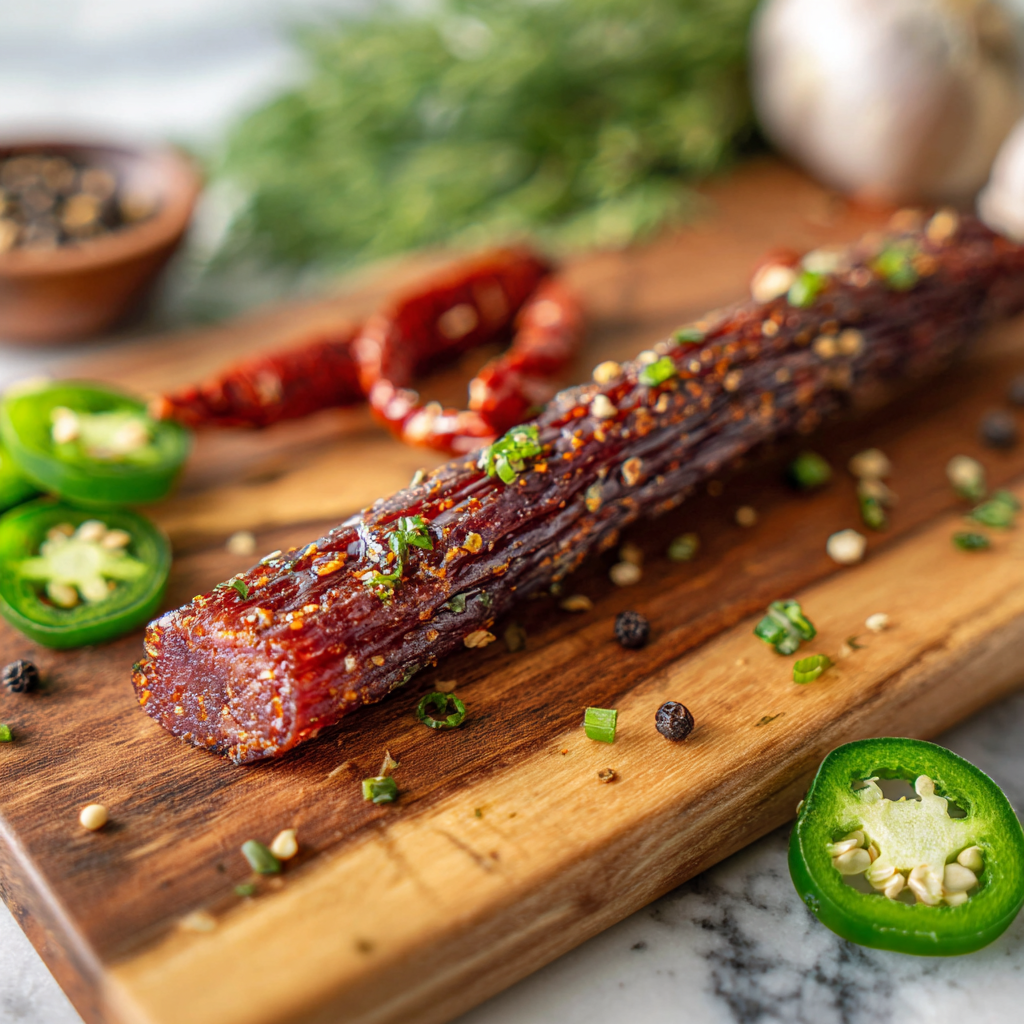 Jalapeño Halal Beef Stick – Spicy & Zabiha | High Protein Snack | No Fillers