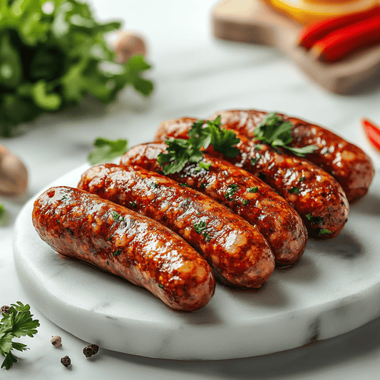 Halal Beef & Lamb Sujuk Sausage | Approx. 1lbs | Seasoned And Ready To Cook | 100% Zabiha Halal - HalalWorldDepot