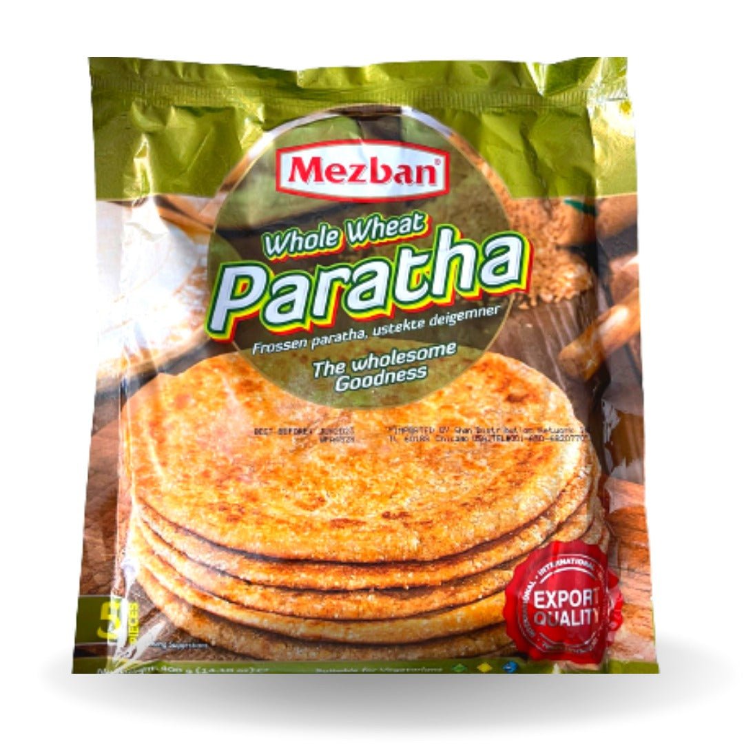 Mezban Whole Wheat Paratha | 5 Pieces | Ready To Bake | Perfect For Any Meal | Delicious | - HalalWorldDepot