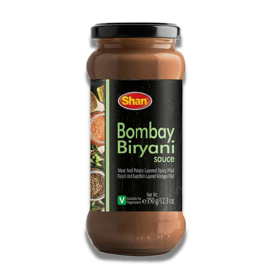 Shan Bombay Biryani Cooking Sauce | 12.3oz | Meat And Potato Layered Spicy Pilaf | Authentic Taste And Aroma | Traditional Marinade | - HalalWorldDepot
