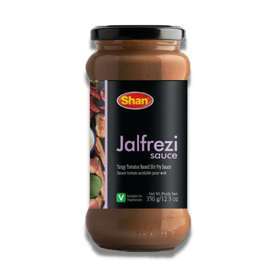 Shan Jalfrezi Cooking Sauce | 12.3oz | Tangy Tomatoes Based Stir Fry Sauce | Authentic Taste And Aroma | Traditional Marinade | - HalalWorldDepot