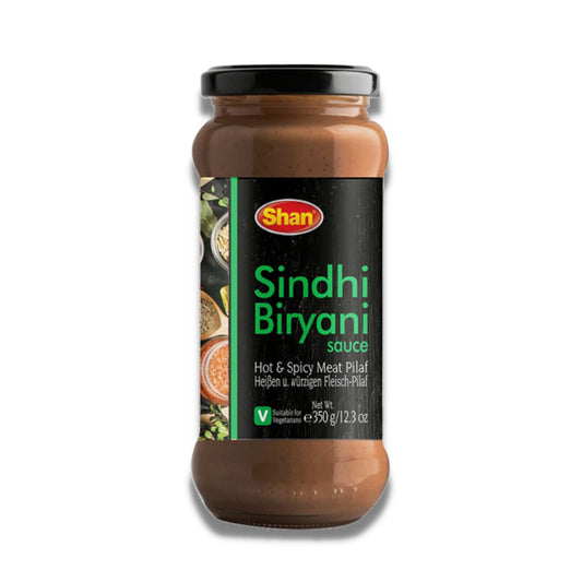 Shan Sindhi Biryani Cooking Sauce | 12.3oz | Hot & Spicy Meat Pilaf | Authentic Taste And Aroma | Traditional Marinade | - HalalWorldDepot