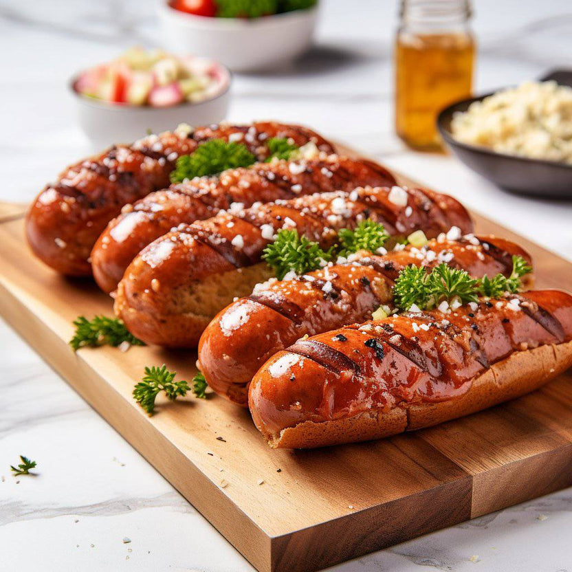 Sharifa Halal Beef Kielbasa with Jalapeños100 Zabiha Halal beef