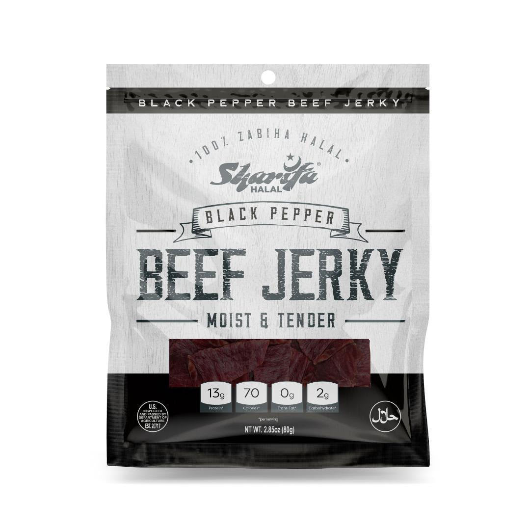Sharifa Halal Black Pepper Beef Jerky - HalalWorldDepot
