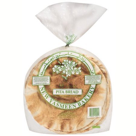 Yasmeen Middle Eastern Pita Bread 10-pack: Soft, Fresh, and Perfect for Sandwiches and Dips - HalalWorldDepot