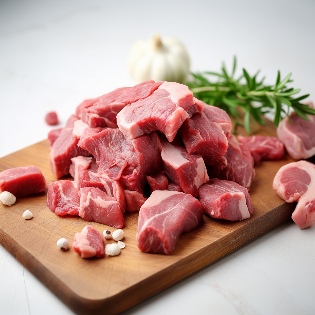 Halal Goat Leg | Cut in Small/Medium Pieces | Packed Fresh |
